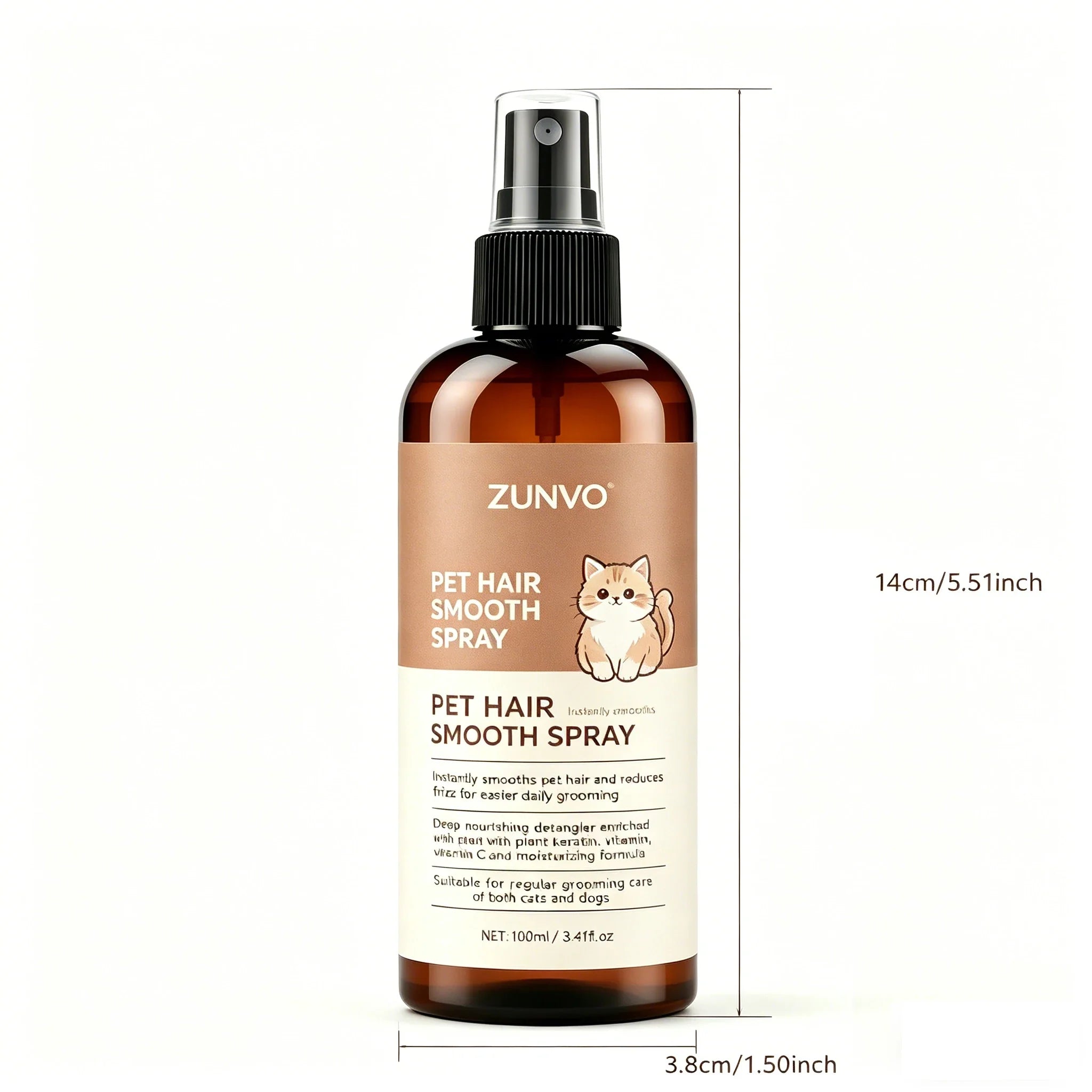 No-Rinse Dry Shampoo For Dogs & Cats, Water-Free Formula For Convenient Pet Cleaning