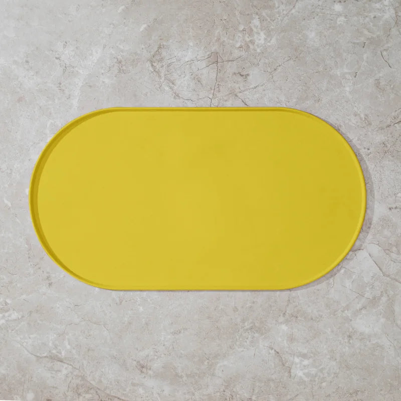 Tapis d'alimentation pour chat avec design antidérapant et imperméable