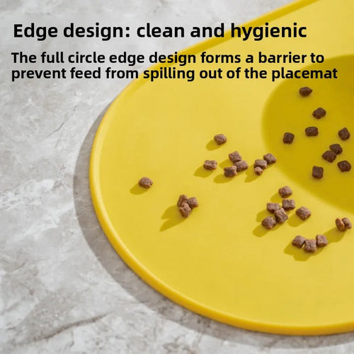 Cat Feeding Mat with Non-Slip Waterproof Design