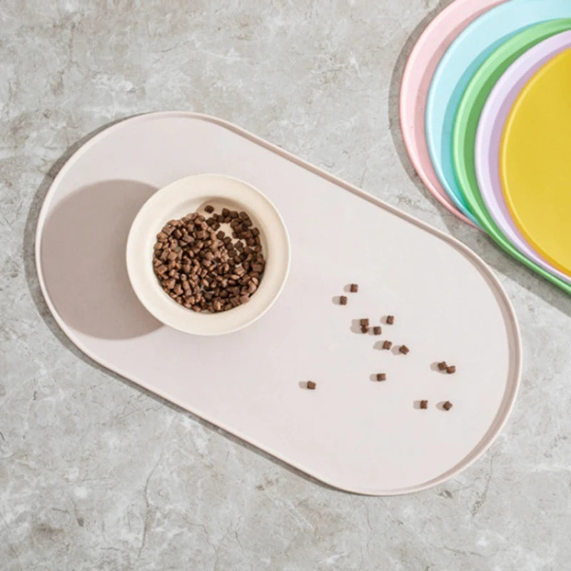 Cat Feeding Mat with Non-Slip Waterproof Design