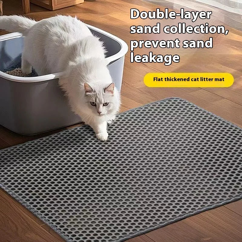Cat Litter Mat 2-Layer Design Premium Sand Trapping Technology