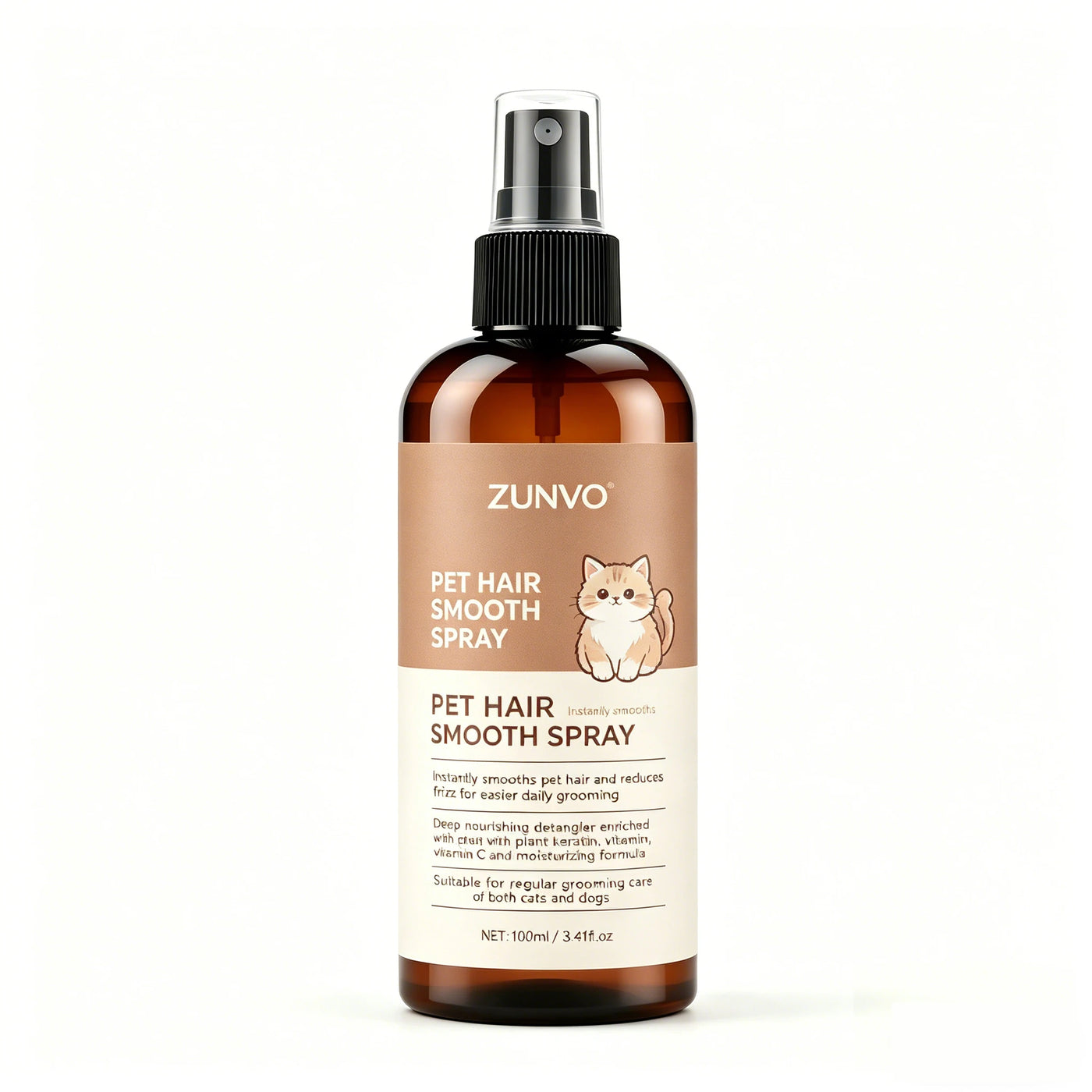 No-Rinse Dry Shampoo For Dogs & Cats, Water-Free Formula