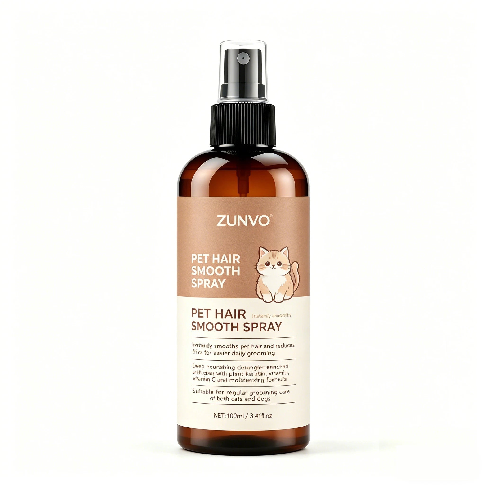Shampooing sec sans rinçage pour chiens et chats, formule sans eau
