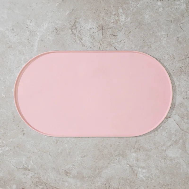 Tapis d'alimentation pour chat avec design antidérapant et imperméable