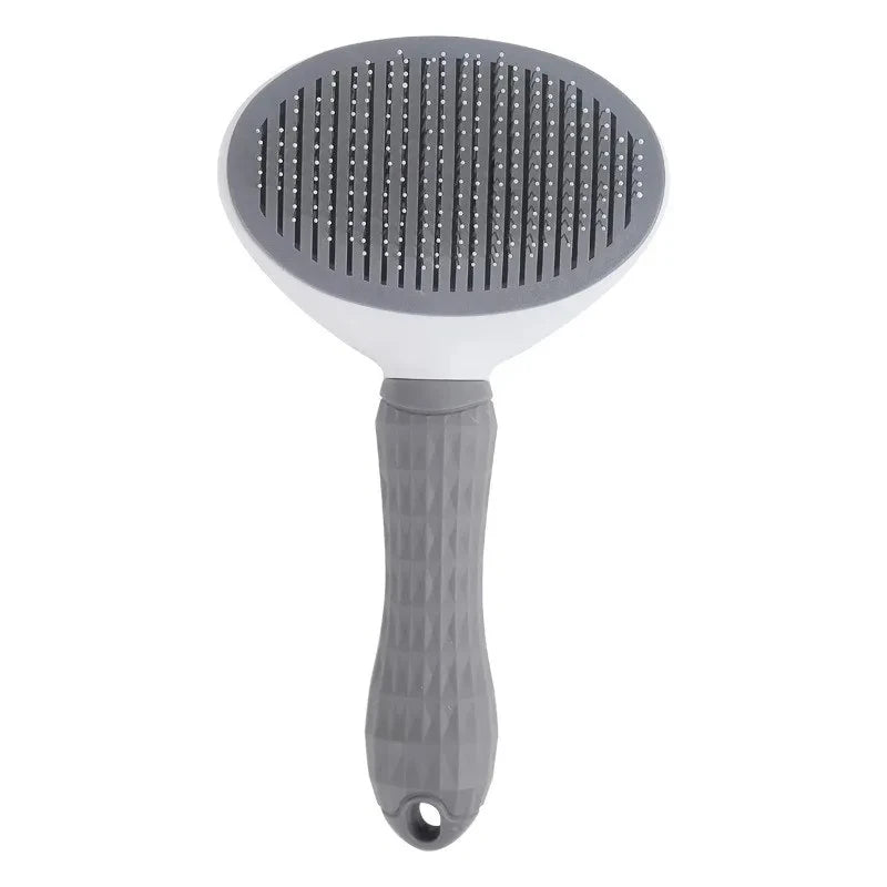 Brosse anti-poil auto-nettoyante pour animaux de compagnie